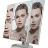 Pursonic Tri -Fold Vanity Makeup Mirror With 24 Natural White LED Lights Women -Peter Thomas Roth shop 1111047686 RLLD 1