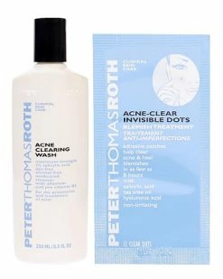 Peter Thomas Roth Acne Clearing Wash & Acne-Clear Invisible Dots Kit Women