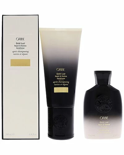 Oribe Gold Lust Repair & Restore Shampoo And Conditioner Kit Women 3 Oribe Gold Lust Repair & Restore Shampoo And Conditioner Kit Women
