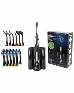 Pursonic S520 Zebra Ultra High Powered Sonic Electric Toothbrush With Dock Charger Women
