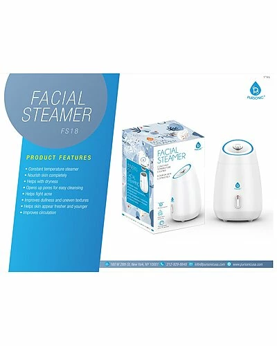 Pursonic Facial Steamer, Hyaluronic Acid & Dual Side Facial Brush Women 7 Pursonic Facial Steamer, Hyaluronic Acid & Dual Side Facial Brush Women - Image 5