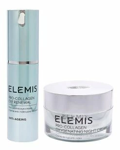 Elemis Pro-Collagen Eye Renewal & Pro-Collagen Oxygenating Night Cream Kit Women