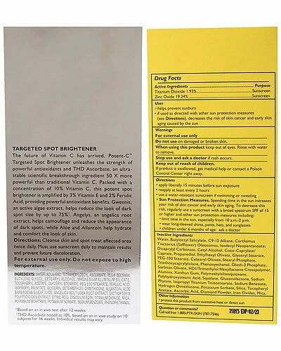 Peter Thomas Roth Nt-C Targeted Spot Brightener & Max Mineral Tinted Sunscreen SPF 45 Kit Women 5 Peter Thomas Roth Nt-C Targeted Spot Brightener & Max Mineral Tinted Sunscreen SPF 45 Kit Women - Image 3