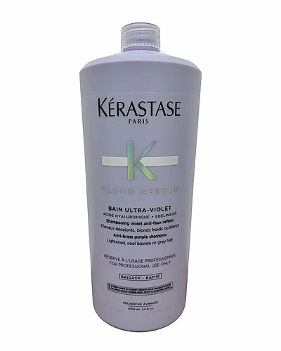 Kérastase 34oz Bain Ultra-Violet Purple Shampoo For Lightened, Cool Blonde, Bleached, Or Grey Hair Women 3 Kérastase 34oz Bain Ultra-Violet Purple Shampoo For Lightened, Cool Blonde, Bleached, Or Grey Hair Women