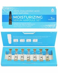 Pursonic 7pc Hyaluronic Acid & Natural Moisturizing Serum Set Women