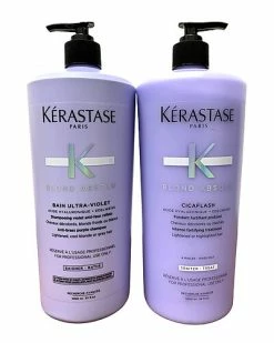 Kérastase 34oz Bain Ultra-Violet Purple Shampoo & Conditioner Women