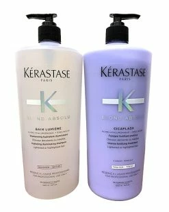 Kérastase 34oz Bain Lumiere, Hydrating Illuminating Shampoo & Conditioner Women