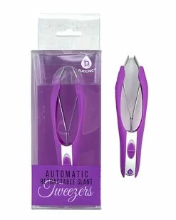 Pursonic Auto Retractable Slant Tweezers Women