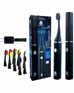 Pursonic Professional Removable USB Rechargeable Sonic Toothbrush Set Women