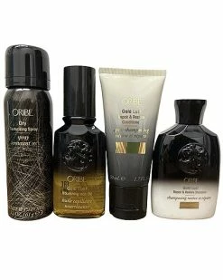 Oribe 4pc Gold Lust Travel Kit Women