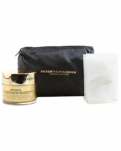 Peter Thomas Roth Women's 24K Gold Lux Age Defy Hairmask & Bonnet System 3 Peter Thomas Roth Women's 24K Gold Lux Age Defy Hairmask & Bonnet System