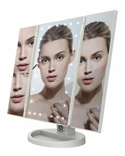 Pursonic Tri-Fold Makeup Mirror Women