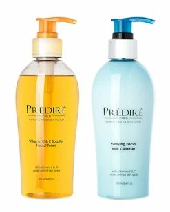 Predire Paris 8.45oz Purifying Milk Cleanser & Boosting Facial Toner Set Women